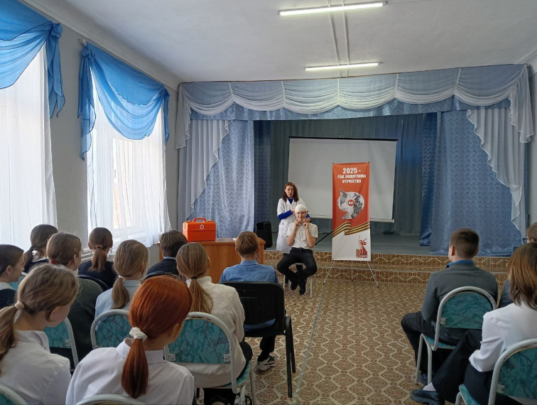 Прошла классная встреча с медицинским работником.